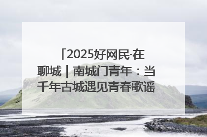 2025好网民·在聊城｜南城门青年：当千年古城遇见青春歌谣 一湖碧水见证的“聊城式浪漫”