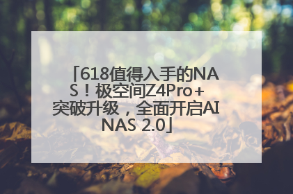 618值得入手的NAS！极空间Z4Pro+突破升级，全面开启AINAS 2.0